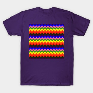 rainbow chevron T-Shirt